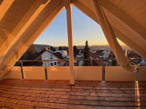 Blick vom Balkon - 