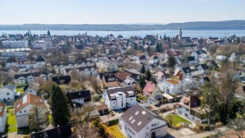 Luftbild - 3 Zimmer Etagenwohnung in Überlingen