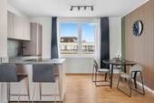 Küche Musterwohnung möbliert - 