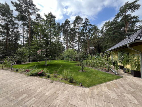 Garten vor dem Haus - 5 Zimmer Einfamilienhaus in Beelitz