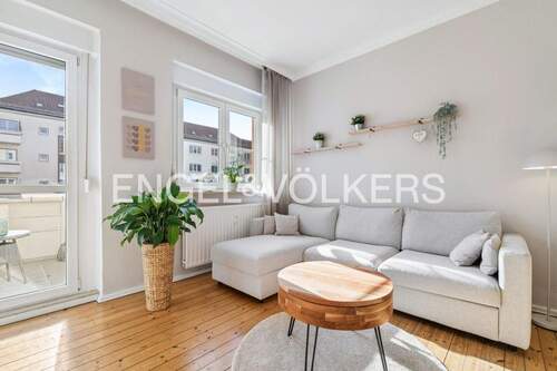 Wohnzimmer - Etagenwohnung mit 53,00 m&sup2; in Berlin zum Kaufen