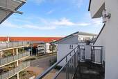 Balkon 1 mit Fernblick - 2 Zimmer Etagenwohnung in Künzelsau