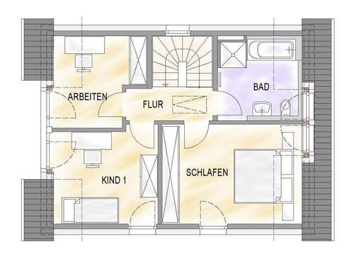 EFH 2 - Dachgeschoss - - 
