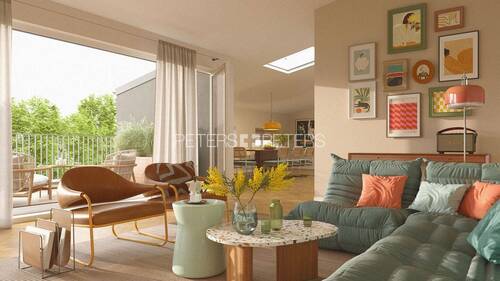 Innenvisualisierung Penthouse - Etagenwohnung mit 69,10 m² in Hamburg zum Kaufen