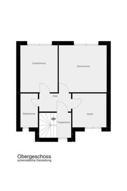 Obergeschoss schematische Darstellung - 
