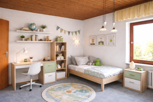 Kinderzimmer EG - virtually staged - 