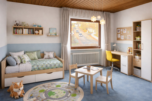 Kinderzimmer EG - virtually staged - 