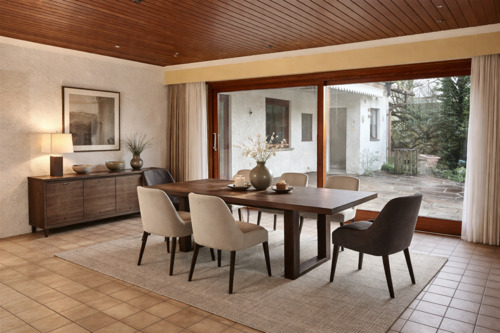 offenes, helles Wohnzimmer - virtually staged - 9 Zimmer Einfamilienhaus in Mauer