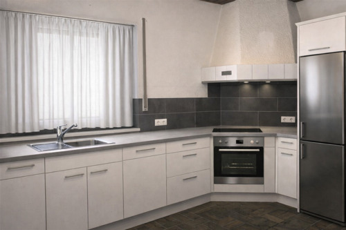 Küche - virtually staged - 