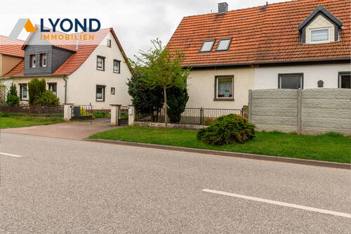 Straßenansicht - 4 Zimmer Doppelhaushälfte zum Kaufen in Tilleda