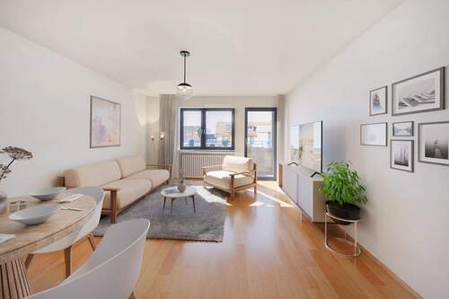 Gestaltungsbeispiel Wohnen - Vermietete 2-Zimmerwohnung mit Balkon und Tiefgaragenstellplatz