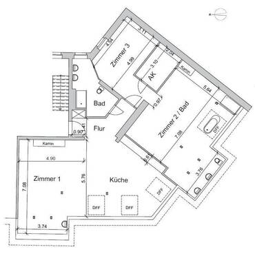 Grundriss DG jpg.jpg - Bezugsfreie DG-Wohnung im schönen Steglitz
