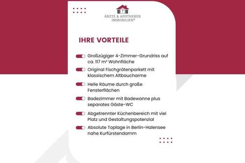 Ihre Vorteile! - 4 Zimmer Etagenwohnung zum Kaufen in Berlin