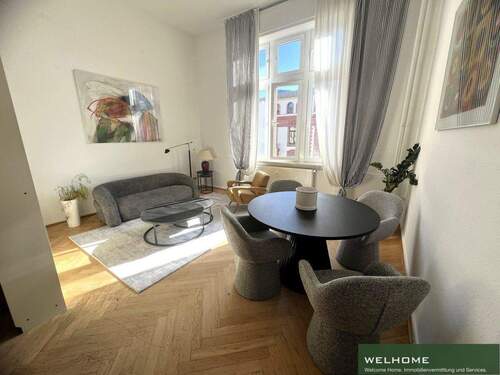 Wohn-Essbereich - 3 Zimmer Etagenwohnung in Frankfurt am Main