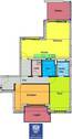 Grundriss - 3 Zimmer Etagenwohnung zur Miete in Dresden