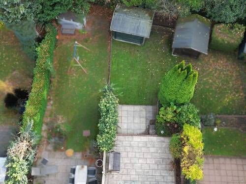 Garten-Vogelperspektive - 