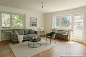Visualisierung Wohnzimmer - 2 Zimmer Etagenwohnung zum Kaufen in Bad Wiessee