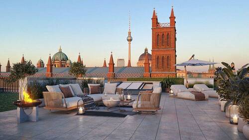 Dachterrasse - 5 Zimmer Etagenwohnung zum Kaufen in Berlin