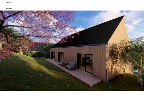 Muster Ansicht West Garten - Grundstück in Eineborn