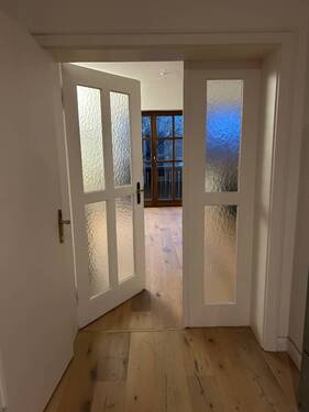 Flügeltür zum Wohnzimmer - Etagenwohnung mit 130,00 m&sup2; in Oberhaching zum Kaufen