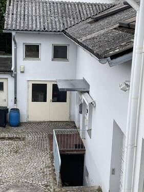 Blick auf das Schlachthaus - 