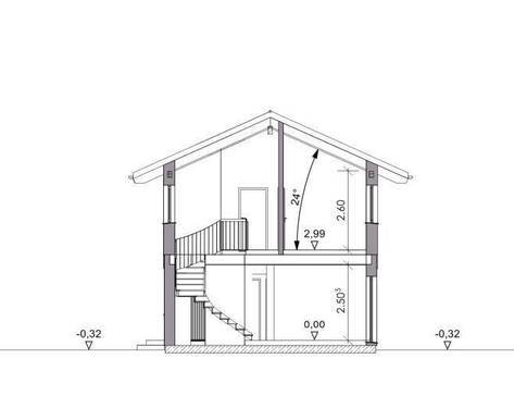 Wohnbeispiel_H1 Schnitt - 