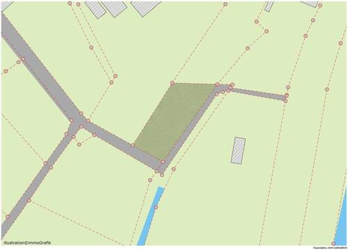 Lageplan - Grundstück Kellergasse - 