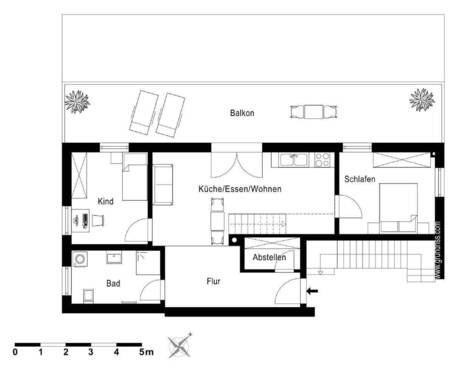 Wohnung 5, Grundriß neu 240809 - 