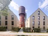 Wasserturm und Zwillingshäuser - 