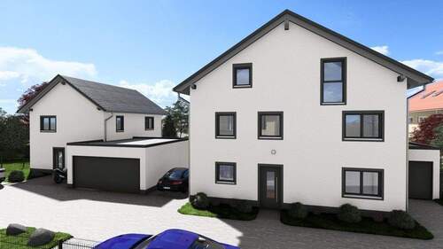 Ansicht Ostseite EFH + MFH - 