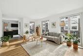 Visualisierung Wohnzimmer - Stilvolle Neubauwohnung mit Südbalkon und Tiefgarage in Karlshorst