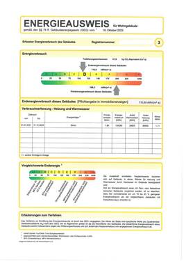 Energieausweis - 