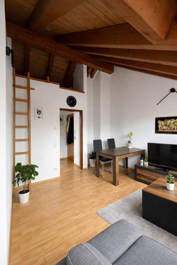 Wohn-Essbereich - 2 Zimmer Etagenwohnung zur Miete in Filderstadt