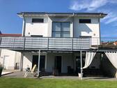 Hausansicht Südseite mit Terrasse und Balkon - Imm - Einfamilienhaus mit 245,00 m² in Neuburg an der Donau zum Kaufen