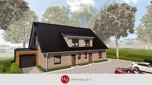 Verkauf Neubau Doppelhaus - H&T Immobilien - Neubau-Doppelhaushälfte mit durchdachtem Grundriss und hochwertiger Ausstattung
