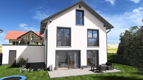 Ansicht Südseite - 3 Zimmer Einfamilienhaus zum Kaufen in Kaltental / Blonhofen