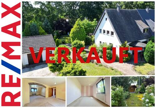 Verkauft - Attraktive Doppelhaushälfte auf tollem Grund in Waldrandlage !