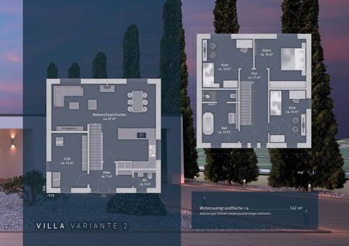 Villa V2 - 142 m² - 