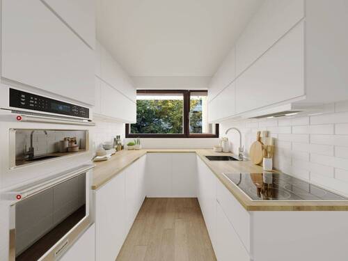 Küche grafisch bearbeitet - 