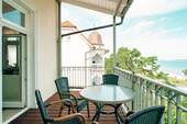 Der sonnige Balkon zur Strandpromenade - 