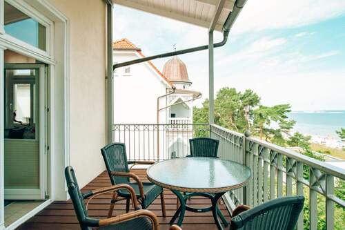 Der sonnige Balkon zur Strandpromenade - 