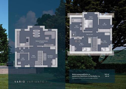 Vario V1 - 142 m² - 6 Zimmer Einfamilienhaus in Bitburg