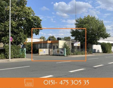 Ansicht Gebäude - LadenBüroAusstellung im GE St. Georgen-Ost, gegenüber der Shell Tankstelle!