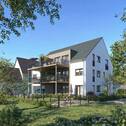20240701 MFH Strullendorf Gartensnicht 01 1.6K.jpg - Neubau - Helle 3 Zimmer Wohnung in Strullendorf