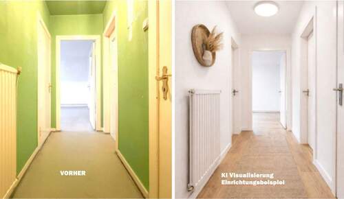 Flur OG - Reihenmittelhaus mit 85,00 m&sup2; in Reinbek zum Kaufen