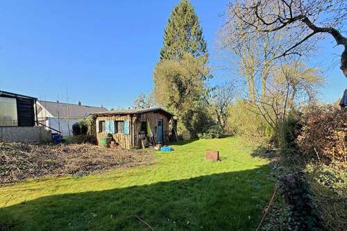 Blick in den Garten - Grundstück in Halstenbek