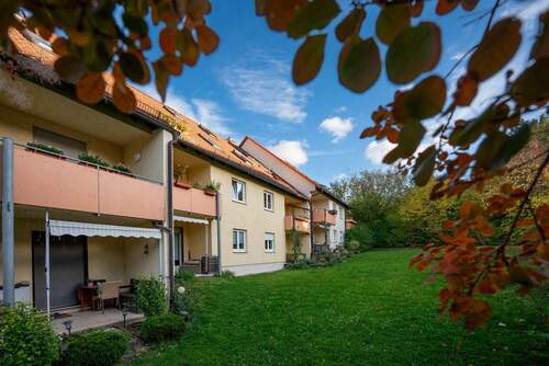 Gartenansicht - Etagenwohnung mit 57,50 m&sup2; in Jena zum Kaufen