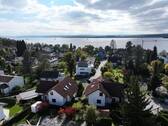 Fernsicht auf Bodensee und Alpen - 