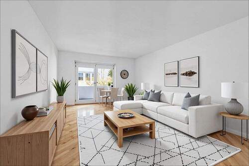 Visualisierung Wohnzimmer - 4 Zimmer Etagenwohnung zum Kaufen in München