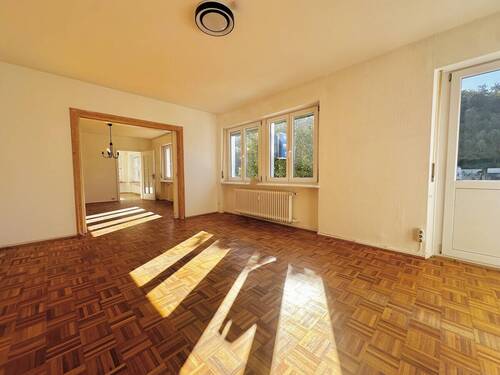 Wohnzimmer - 4 Zimmer Etagenwohnung zum Kaufen in Hornberg
